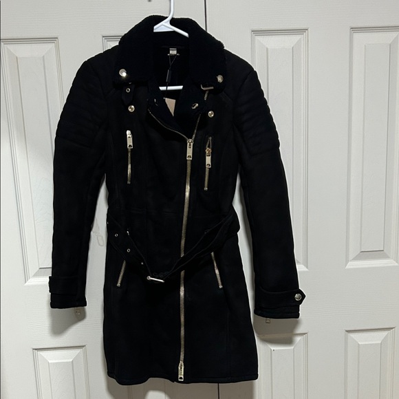 Burberry Jackets & Blazers - Burberry Black Trench Coat with Gold Zippers